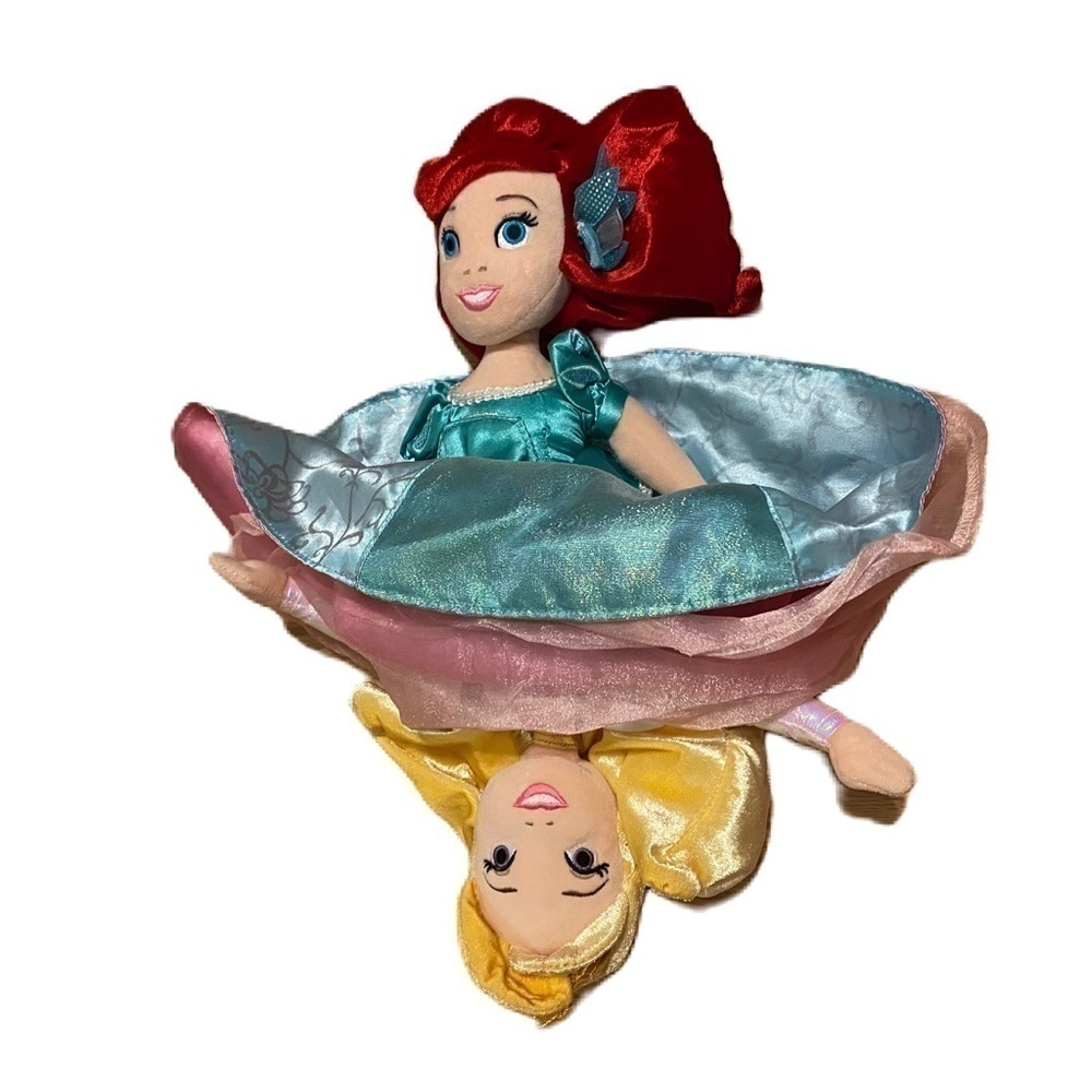 Disney Ariel & Aurora Doll Parks Sleeping Beauty Little Mermaid Plush Stuffed